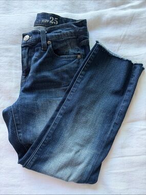 J. Crew Broken In Boyfriend Jeans Raw Hem 25